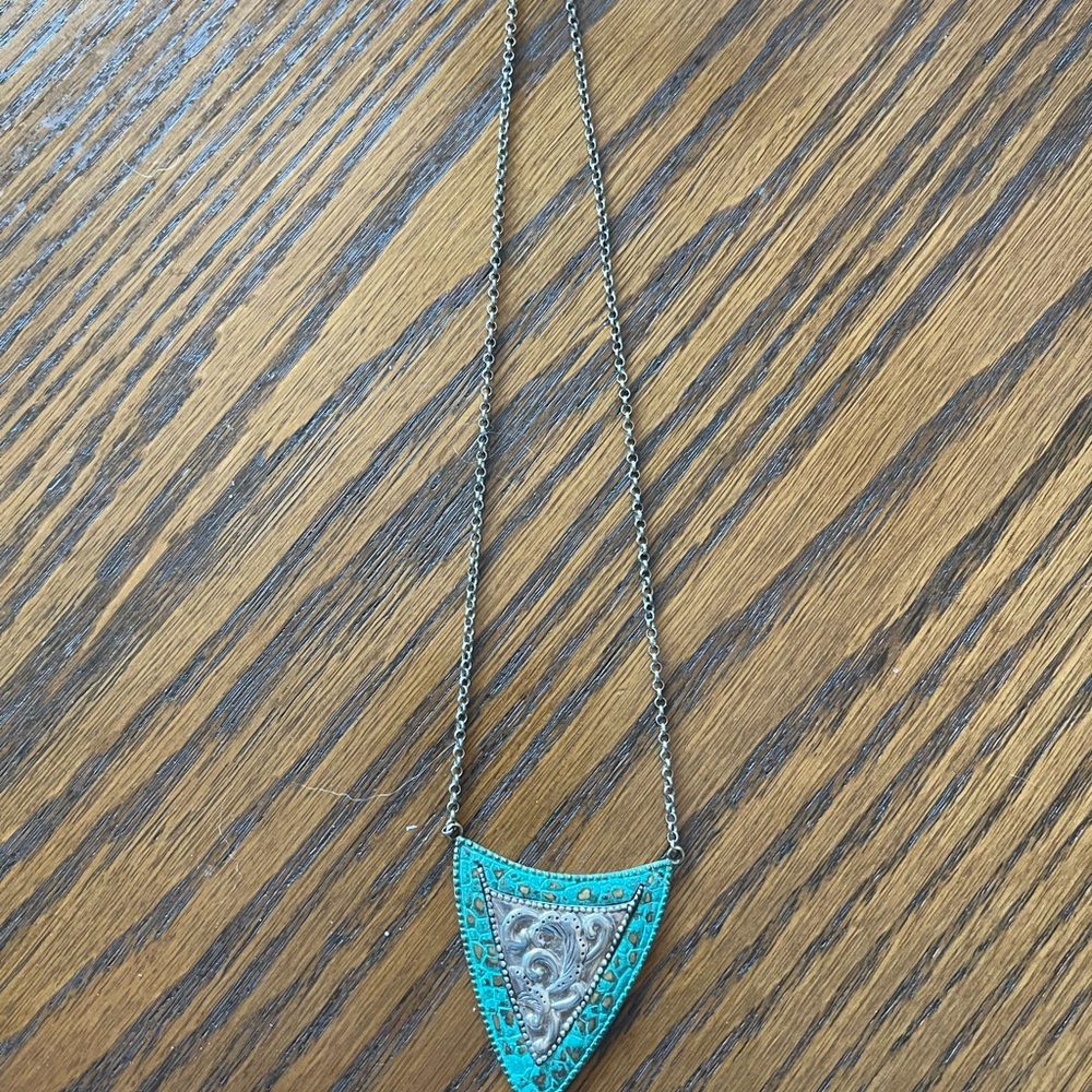 Silpada Patina Geometric Necklace